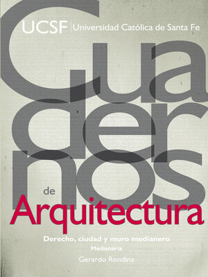 cover image of Derecho, ciudad y muro medianero